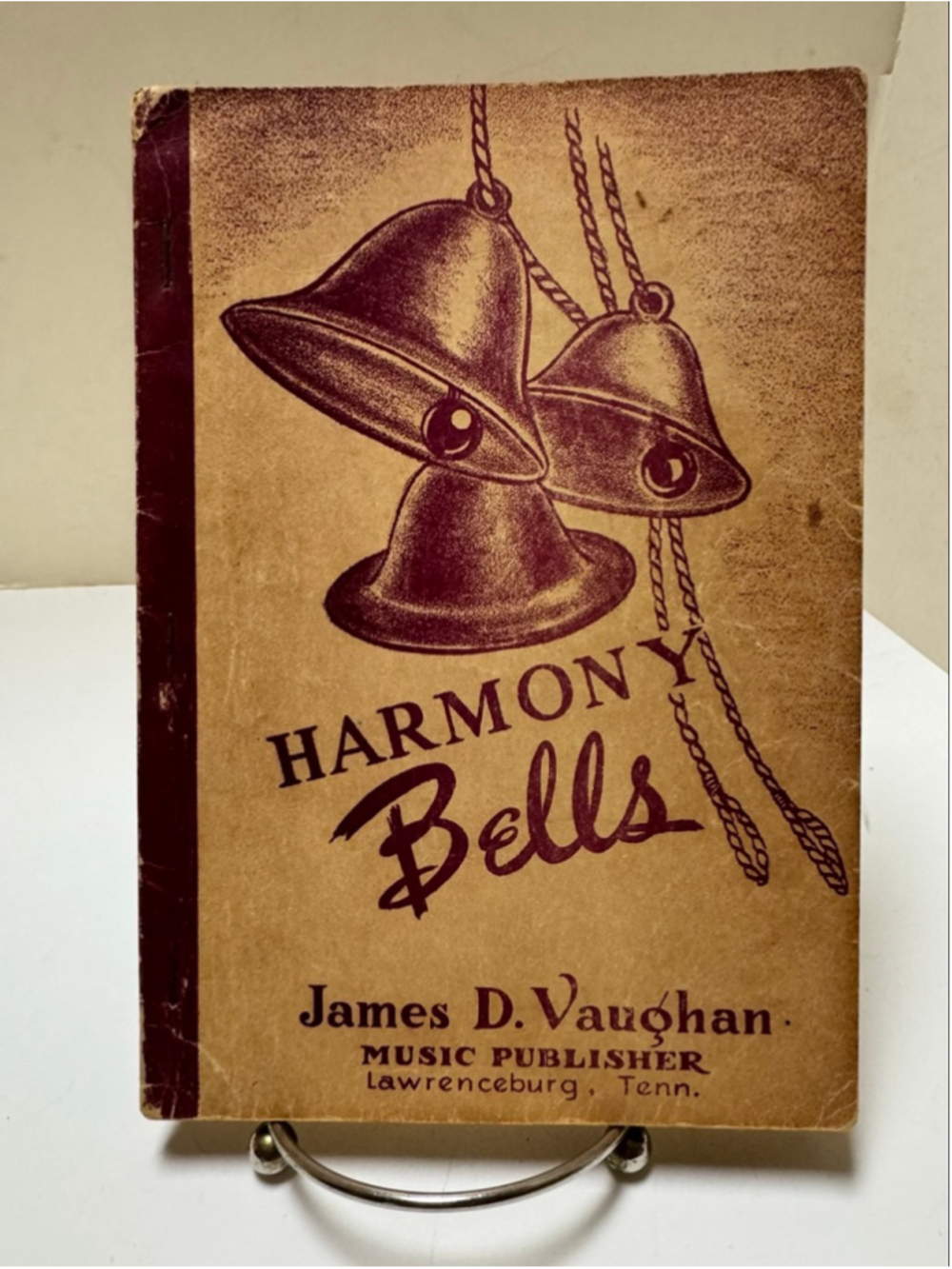 Harmony Bells Songbook by James D. Vaughan Music Book 1949